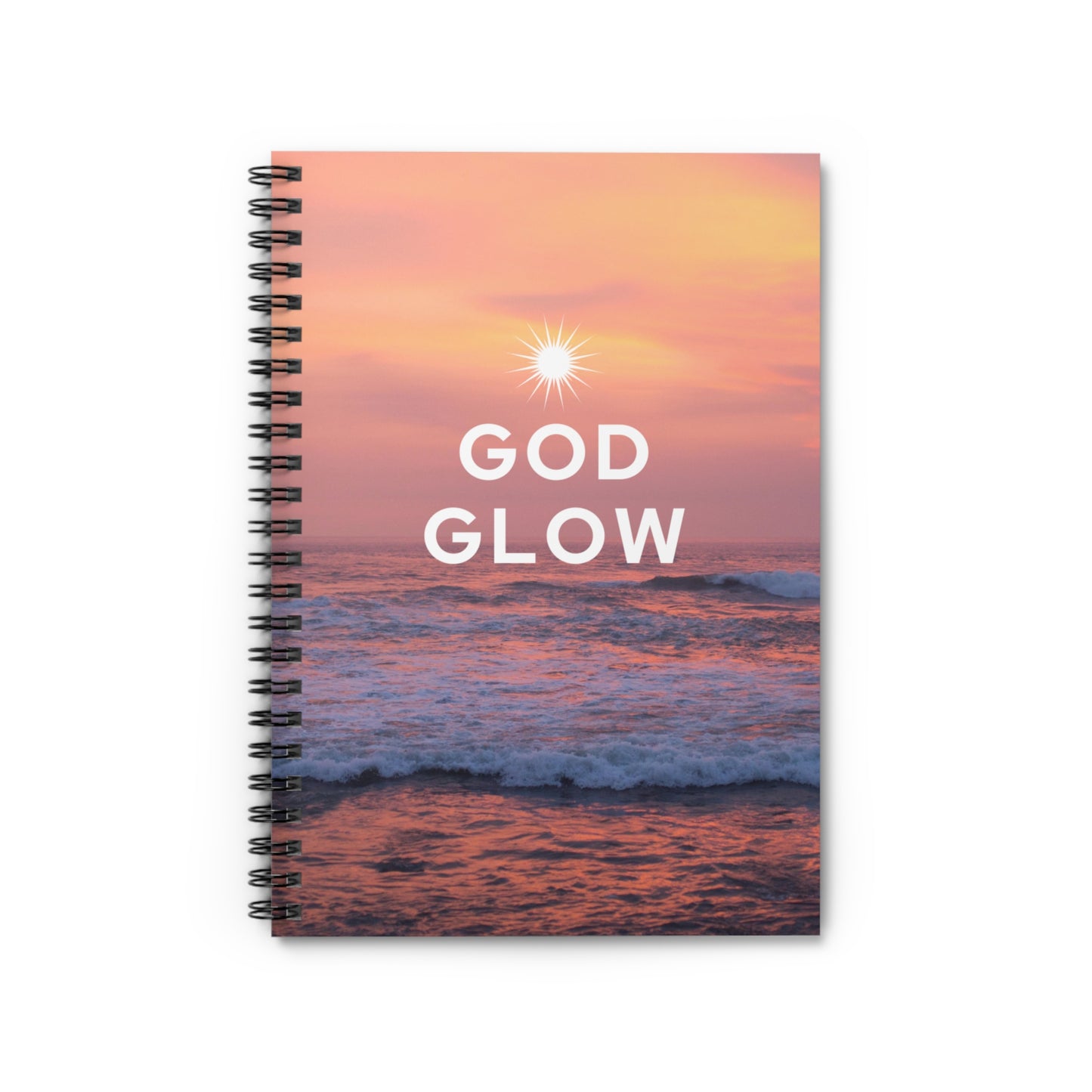 GodGlow: Inspirational Spiral Notebook