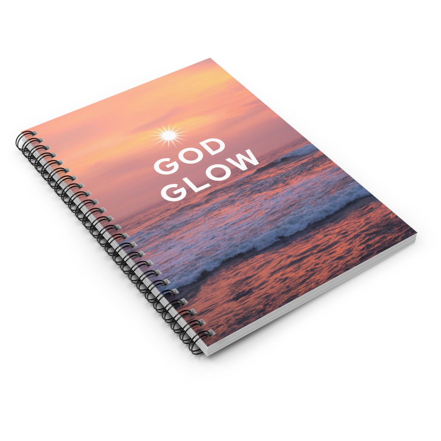 GodGlow: Inspirational Spiral Notebook